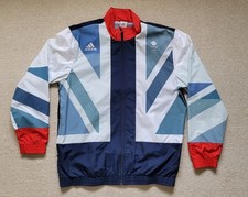 Rare Adidas Team GB London 2012 Olympic Jacket - Windbreaker - Size Large