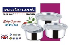 3Pcs Cooking Pot Aluminium