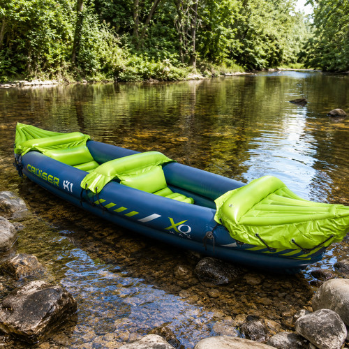 Inflatable kayak person - inflatable,