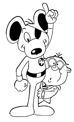 Danger mouse penfold - mouse, vinyl