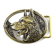 German Shepherd belt buckle