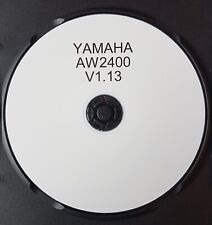 Yamaha AW2400 Firmware Operating System CD V1.13 (Latest version, CD only)
