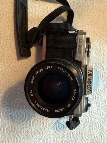 Minolta 300 film camera with - minolta, x-300