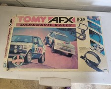 Tomy Aurora AFX Slot Daredevil Rally Car Racing Set No Cars Extra Track Mst Read