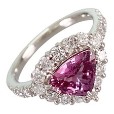 Ring Platinum Pink Sapphire