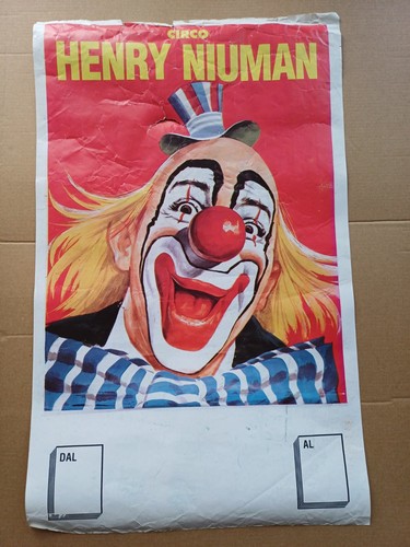 Henry niuman circus poster - niuman,