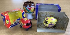 Corgi Cadburys Creme Egg Car 57501, Egg Cup & Mini Egg Car 57502 1990s