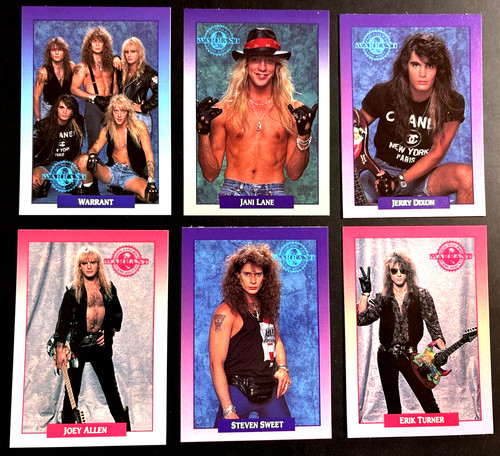 Warrant card lot rockcards - warrant,