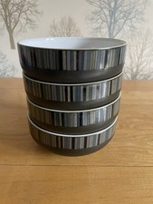 Denby Jet Stripes Cereal Soup Bowls (each/ 1 Bowl)