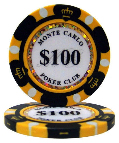 Monte carlo poker chips - 50,
