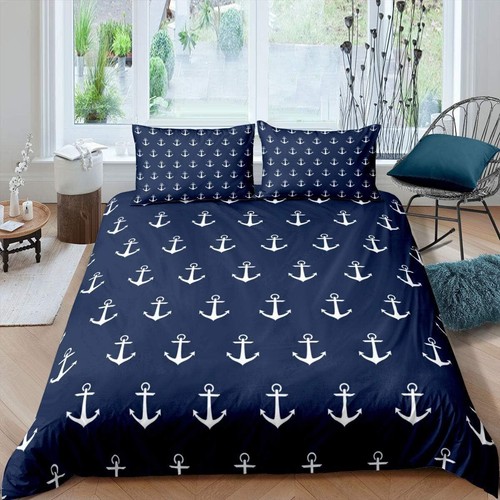 Nautical bedding set - bedding, anchor