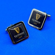 Handmade guinness cufflinks - handmade,