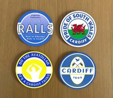 CARDIFF CITY FOOTBALL COASTERS