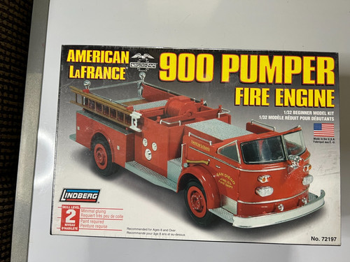 Fire truck engine lindberg - fire,