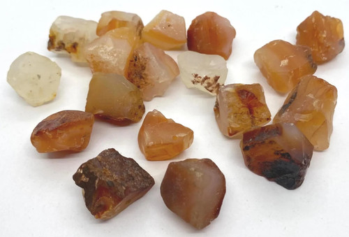 Natural raw carnelian nugget - carnelian,