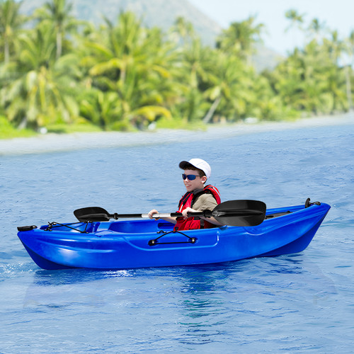Kids fishing kayak - fishing, on