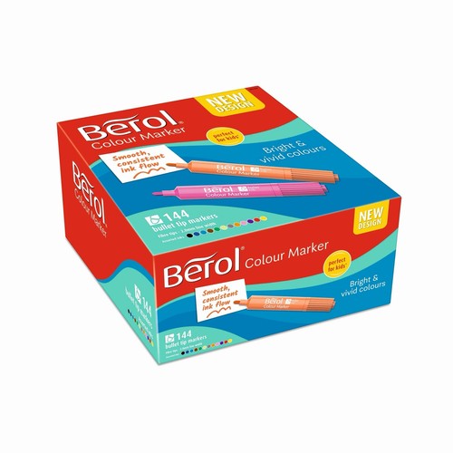 Berol colour markers round - berol, tip