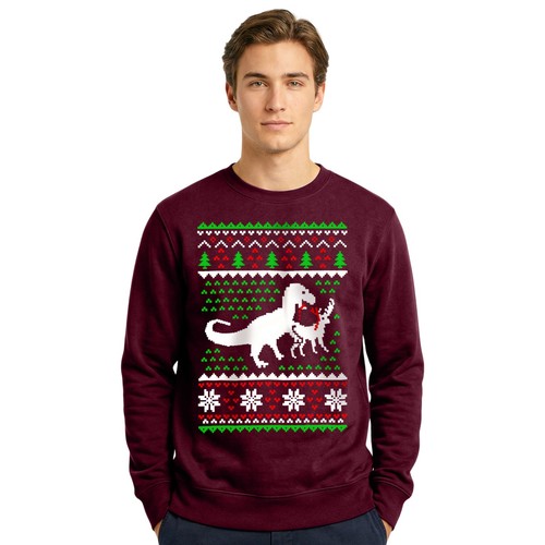 Dinosaur killing reindeer - dinosaur,