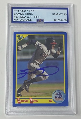 Sammy sosa signed - sammy, 1990