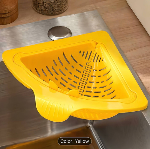 Magnetic corner sink strainer - corner,