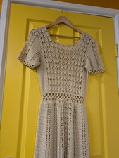 Vintage 1970s Crochet Dress - 8/10