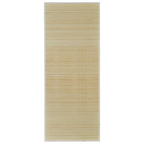 Rectangular bamboo rug - bamboo,