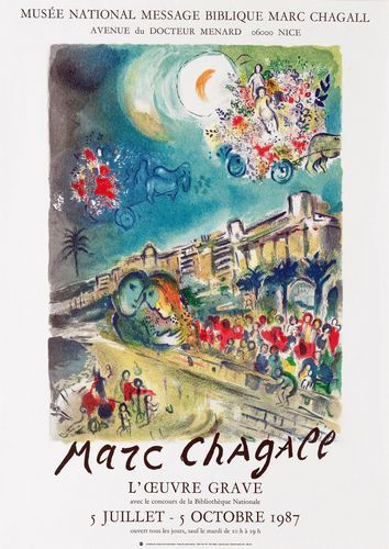 Vintage marc chagall - nice, art