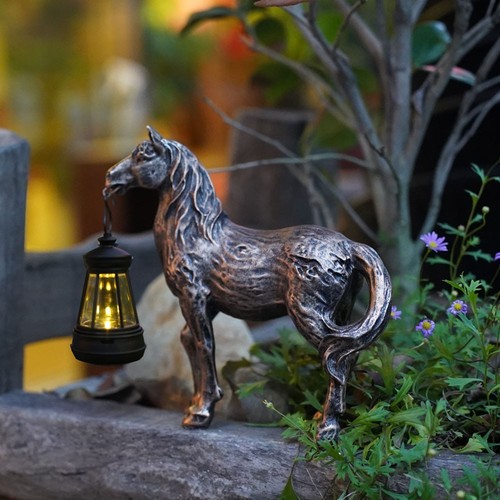 Solar resin horse - solar, with