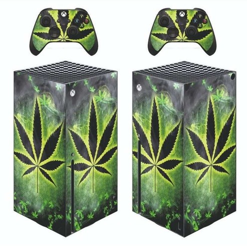 Weed xbox series vinyl skin - weed, x