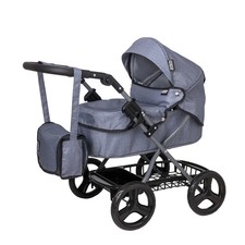 Mamas & Papas Junior Ultima Dolls Pram Grey with Changing Bag 3 7 Years