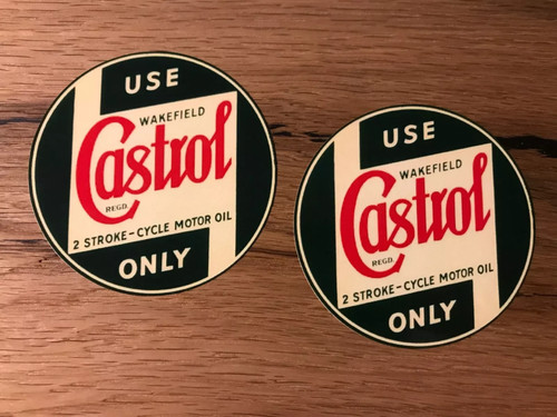 Castrol stickers vintage - stickers,