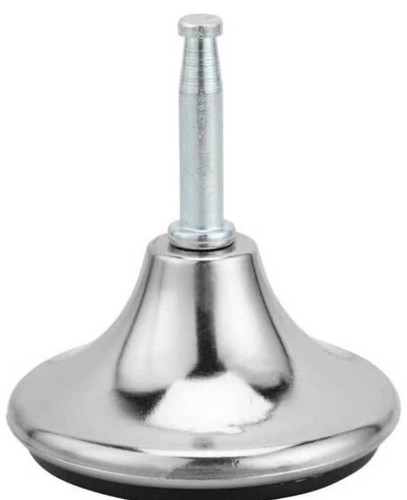 Chrome feet bed legs - 4x,