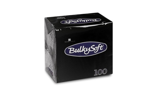 Bulky soft black paper - bulky, napkins
