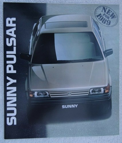 Nissan sunny pulsar brochure - nissan,