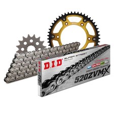 DID Motorcycle Chain Set Stealth 520ZVM-X Gold Link