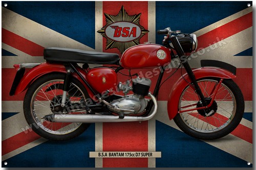 Bsa bantam super - d7, motorcycle
