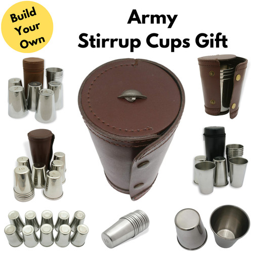 Army numbered stirrup cups - stirrup, in