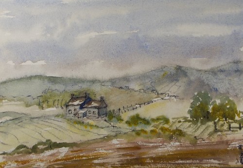 Original watercolour autumn - original, watercolour,