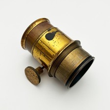 Antique brass petzval - antique,