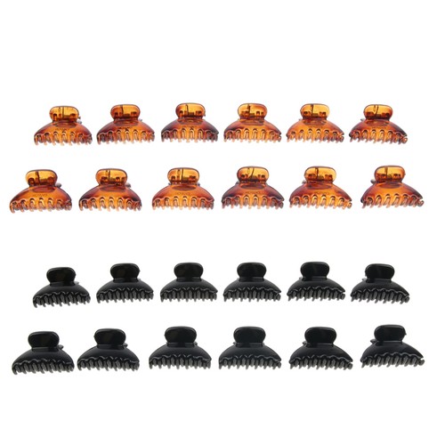 12pcs cute lady black bulldog - black,