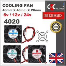 4020 FAN 4cm 40mm X 40mm X 20mm MINI SQUARE BRUSHLESS COOLING FAN 5V 12V 24V DC