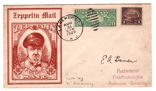 Graf zeppelin usa air - zeppelin, cover