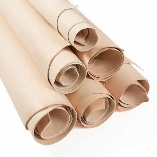 Veg tanned leather hides - leather,
