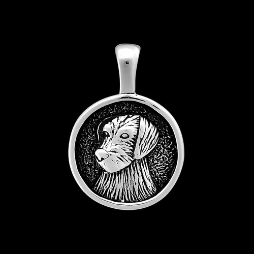 Dog pendant 925 - dog,