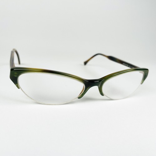 Dkny eyeglasses green - half, rim