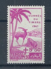 French Morocco 1947 Stamp Day