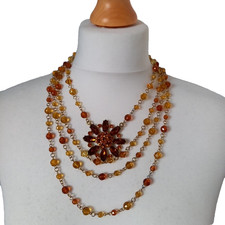 Suzi B Amber Tone Multi Strand