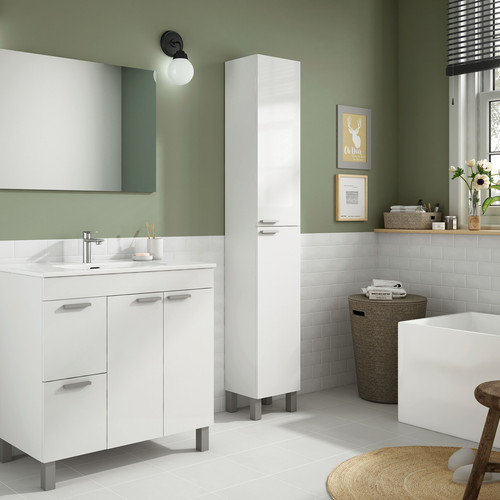 Baltic bathroom tall storage - bathroom,