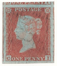GB QV 1841 1d Penny Red 4
