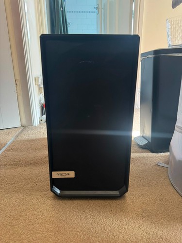 Black desktop tower - desktop,